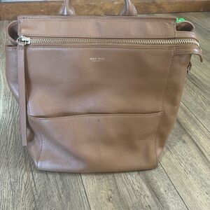 Mina Baie Midi Harper Tan Leather